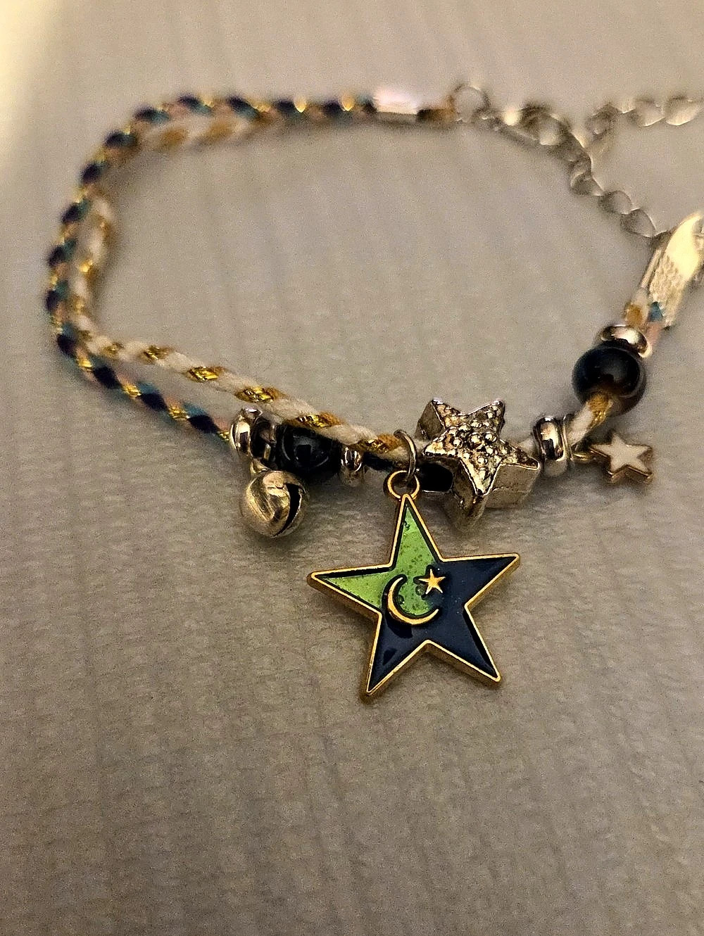 Multicolor Star Charm Bracelet